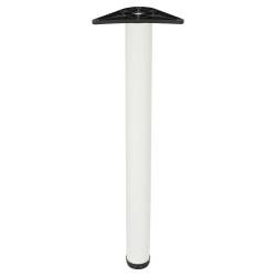 Rothley Adjustable Worktop Support Breakfast Bar Table Leg - 60 x 710-735mm - White - Pack of 4