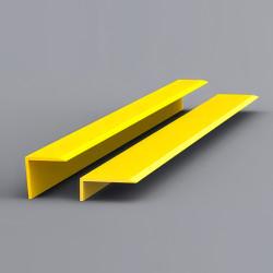 EdgeGrip Heavy Duty Anti Slip Stair Nosing Strip - 1500 x 70 x 30mm - Yellow
