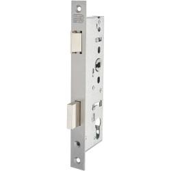 Nemef 9600 Narrow Style Euro Sashlock - 60mm Case - 45mm Backset - Satin Stainless Steel