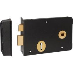 UNION 1439 Scotch Rim Lock - 155 x 106mm - Right Hand - Black