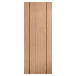 LPD Wexford 5 Panel Unfinished Solid Internal FD30 Fire Door - 1981 x 686 x 44mm - Oak