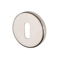 Touchpoint Escutcheon - 52mm Diameter - Keyhole - Polished Stainless Steel