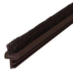 Exitex Sash Window Centre Leg Pile Carrier - 2200mm Length - 4.5mm Pile - Brown