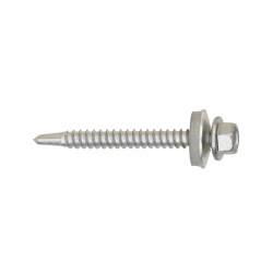 TIMCO Self Drilling Screw for Light Section Steel - With Washer - 5.5 x 25mm - Pack of 100