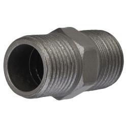 Altro 1/2" Pipe Shelving Iron Threaded Nipple Connector - Grey