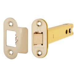 Altro Heavy Duty Bolt Through Tubular Latch - 128mm Case - 107mm Backset - Radius - PVD Brass
