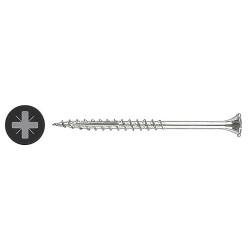 Reisser Cutter Pozi Countersunk Wood Screws - 5.0 x 60mm - Bright Zinc Plated - Pack of 200