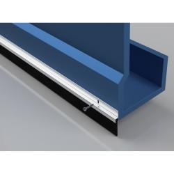 Stormguard Garage Door Seal 50mm - 2134mm Length - Aluminium