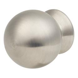 Altro Turned Ball Cabinet Knob - 30mm Diameter - Satin Stainless Steel