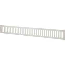 Altro Plain Slotted Vent - 600 x 76mm - 11590mm² Free Air Flow - Satin Stainless Steel