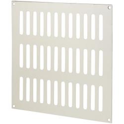 Touchpoint Plain Slotted Vent - 229 x 229mm - 13500mm² Free Air Flow - Satin Aluminium