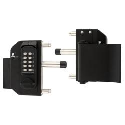Borg BL3080 External Marine Grade Easicode Pro Push Button Code Lock - Left Hand - Black