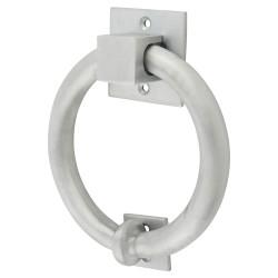 Hampstead Ring Door Knocker - Satin Chrome - 140 x 120mm
