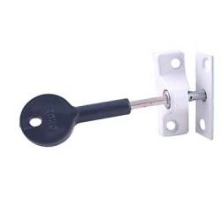Yale 8K118 Budget Wooden Window Lock - White - Pack of 4 with 1 Key