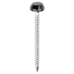 TIMCO Polymer Headed Pins - 30mm Length - Black - Pack of 250