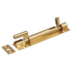 Altro Polished Brass Necked Barrel Bolt - 100 x 32mm