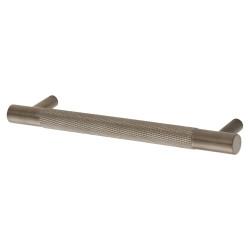 Alexander & Wilks Brunel 13mm Knurled T-Bar Cabinet Pull Handle - 128mm Centres - PVD Dark Bronze