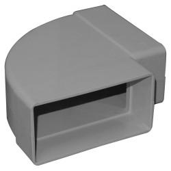 Manrose 90° Flat Bend - 204 x 60mm - Grey
