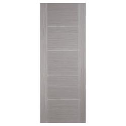 LPD Vancouver 5 Panel Pre-Finished Solid Internal FD30 Fire Door - 1981 x 762 x 44mm - Grey