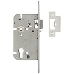 Altro Architectural DIN Euro Mortice Nightlatch - 85mm Case - 60mm Backset - Pol Stainless Steel