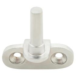 Cranked Casement Window Pin for Flush Joinery - Satin Chrome