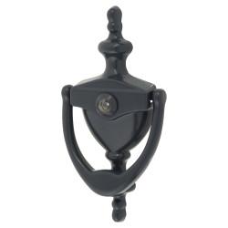 Arrone AR727K Traditional Urn Door Knocker With Viewer - Anthracite Grey - 151 x 76mm