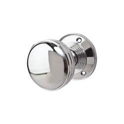 Altro Polished Chrome Ringed Mortice Door Knob - 65mm Rose Diameter