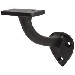 Olde Forge Handrail Bracket - 76mm Projection - Black Antique Iron