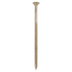TIMCO Classic Pozi Countersunk Wood Screws - 5.0 x 100mm - Yellow Zinc - Pack of 100