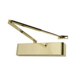 Rutland TS.5204 Overhead Fire Door Closer - Power Size 2-4 - Push/Pull Mounting - PVD Polished Brass