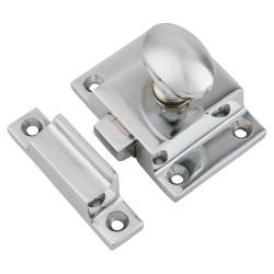 Hampstead Box Style Cupboard Catch - 55 x 40 x 35mm - Polished Chrome