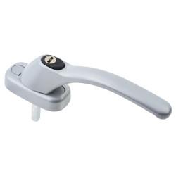 Fab & Fix uPVC/Timber Tilt & Turn Espagnolette Locking Multipoint Window Handle - Premium Sat Silver