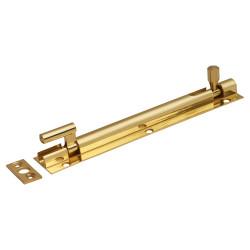 Altro Polished Brass Necked Barrel Bolt - 150 x 25mm