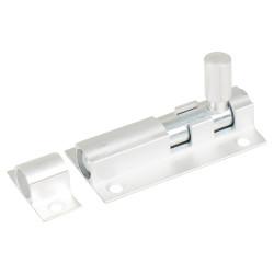 Touchpoint Brushed Aluminium Straight Barrel Bolt - 51 x 25mm