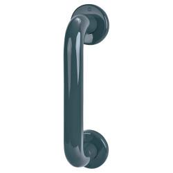 Hoppe AR602/300 Anthracite Grey Nylon D-Bar Door Pull Handle on Rose - Screw Fix - 300mm c/c
