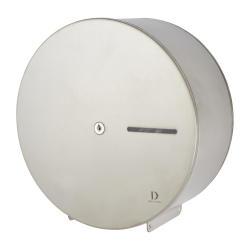 Dolphin Mini Toilet Roll Dispenser - 275.5 x 275 x 122mm - Satin Stainless Steel