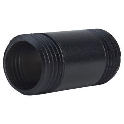 Altro 1/2" Pipe Shelving Iron Threaded Pipe - 1.5"/38mm Length - Black