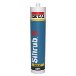 Soudal Silirub S Sanitary Silicone - 300ml - White