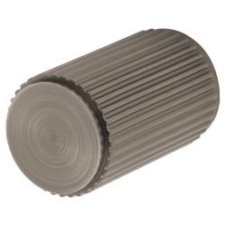 Carlisle Brass Lines Cylinder Cabinet Knob - 18mm Diameter - Anthracite Grey