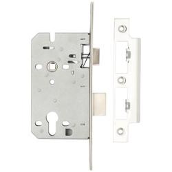 Altro Architectural DIN Euro Sashlock - 85mm Case - 60mm Backset - Polished Stainless Steel