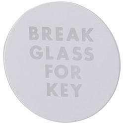 Replacement Glass - Break Glass for Key - Round - Pack of 5