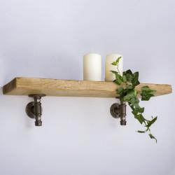 Altro 1/2" Pipe Shelf Bolted Bracket Kit - Grey - Pack of 2