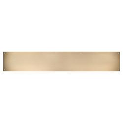 Altro Stainless Steel Kick Plate - 900 x 150 x 1.2mm - 8 Screw Holes - Antique Brass