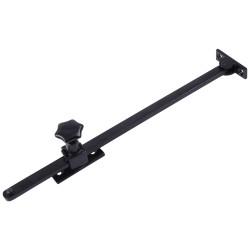 From The Anvil Sliding Casement Window Stay - 12"/304mm Length - Black