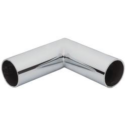 38mm Solid Brass 90° Mitred Elbow - Polished Chrome