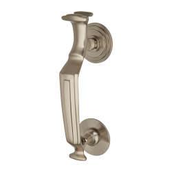 Altro Doctor Door Knocker - Satin Nickel - 202 x 55mm