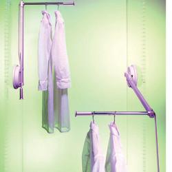 Altro Flexi Lift Single Pull Down Wardrobe Rail Lift - 500-600mm - Max 12kg - Right Hand - Grey