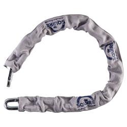 Squire Y3 Stronglock Fabric Sleeve Hardened Security Chain - 10 x 900mm - Grey