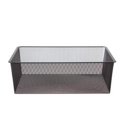 elfa Garage+ Storage Top Track System - Click In Basket for Gliding Frame - 580 x 527 x 182mm - Grey