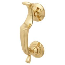 Carlisle Brass Doctor Door Knocker - Polished Brass - 188 x 33mm